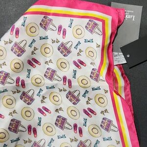 Larioseta 100% Silk Scarf Made in Italy NWT